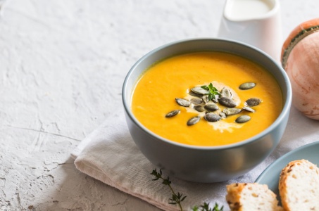 Photo recette Velouté de carottes et graines de courge