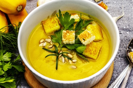 Photo recette Velouté de courgettes jaunes